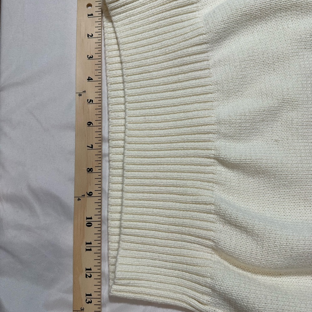 Free Assembly Cream Sweater with Pink and Purple Patterns- Cotton & Wool - Picture 11 of 15